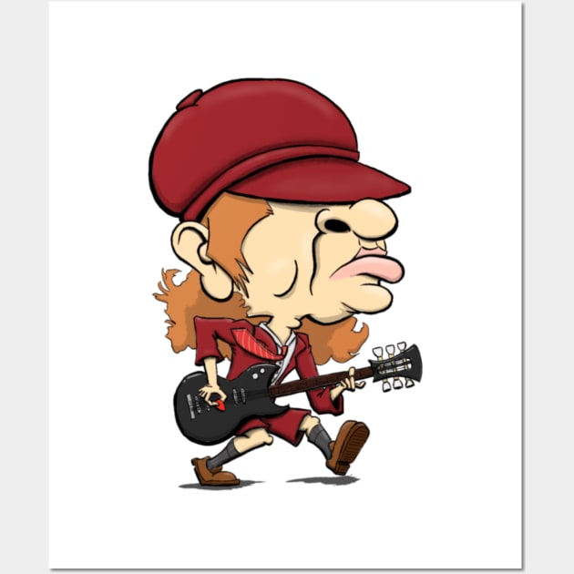 Angus Young ACDC Wall Art by Crate time